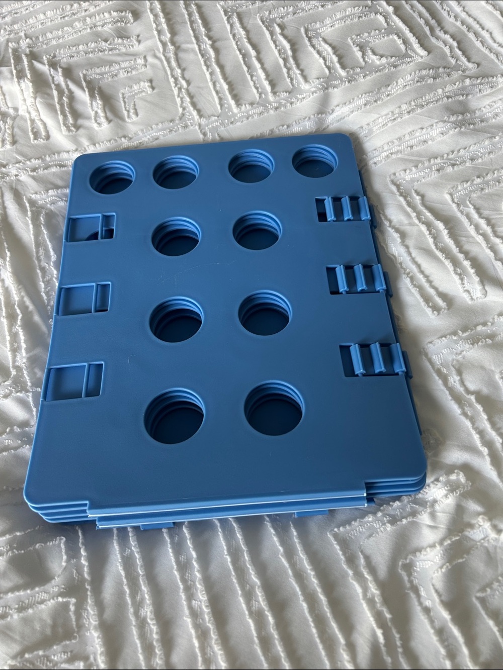 Blue Plastic Adjustable Laundry Folding Board